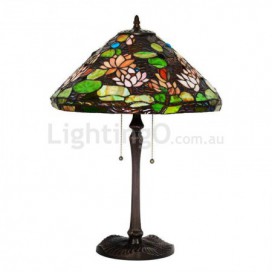 16 Inch Retro Stained Glass Table Lamp