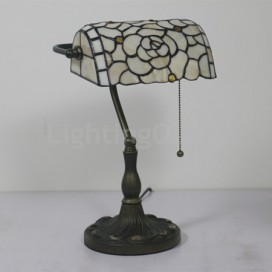 European Stained Glass Table Lamp