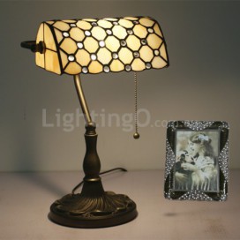 11 Inch European Stained Glass Table Lamp