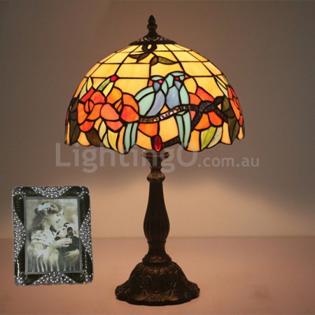 12 Inch European Stained Glass Table Lamp