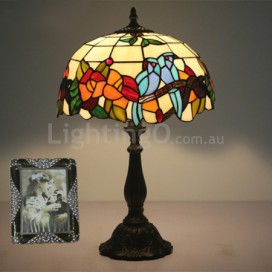 12 Inch European Stained Glass Table Lamp