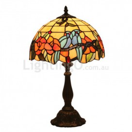 12 Inch European Stained Glass Table Lamp