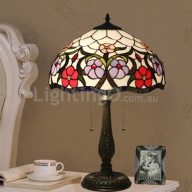 16 Inch European Stained Glass Table Lamp