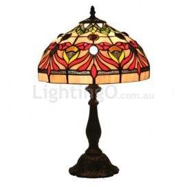 12 Inch European Stained Glass Table Lamp