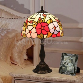 12 Inch European Stained Glass Table Lamp