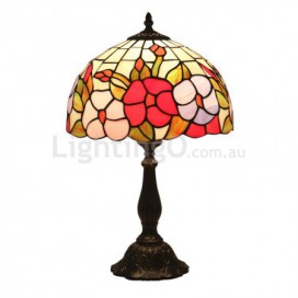 12 Inch European Stained Glass Table Lamp