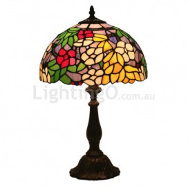 12 Inch European Stained Glass Table Lamp