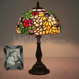 12 Inch European Stained Glass Table Lamp