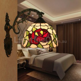 8 Inch European Stained Glass Wall Light