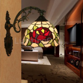 8 Inch European Stained Glass Wall Light