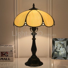 12 Inch American Simple Stained Glass Table Lamp