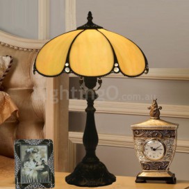 12 Inch American Simple Stained Glass Table Lamp