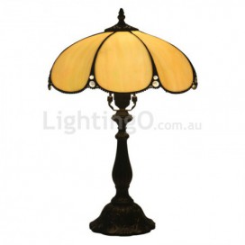 12 Inch American Simple Stained Glass Table Lamp